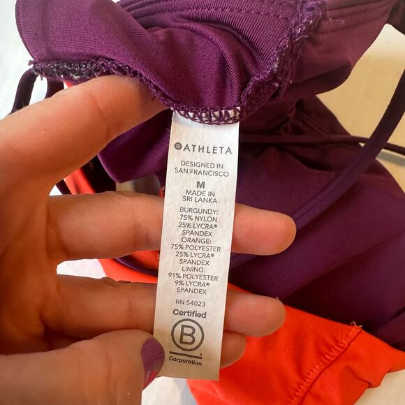 Athleta Bikini Top‎ Siz Medium - Picture 5 of 6